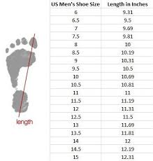 mens shoe size charts nike shoes size chart shoe size