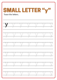 Use in preschool or kindergarten. Writing Small Letter Y Lowercase Letter Tracing Worksheets For Preschool Kindergarten First Grade English Worksheets Schoolmykids Com