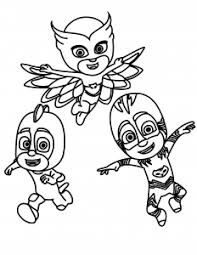Des dessins à imprimer pour les artistes en culotte courte. Coloriage Pj Masks Coloriages Pour Enfants