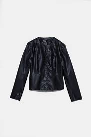 Faux Leather Jacket Zara United States Faux Leather Jackets Jackets Leather Jacket Details