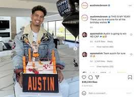 Social media personalities bryce hall and austin mcbroom have continued to bicker on twitter after the two had a brief scuffle at a press conference on tuesday. Youtube Vs Tiktok Boxing Austin Mcbroom Mocks Bryce Hall With Hilarious Birthday Cake Givemesport