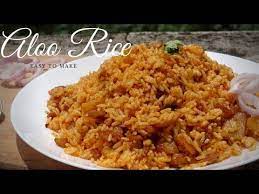 Aloo Bath Recipe Easy Tasty Potato Rice Youtube Best Lunch Recipes Easy Meals Indian Food Recipes