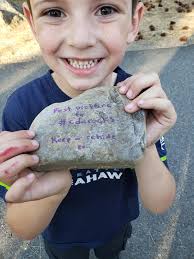 East Valley Middle School fall decoration found and rehidden