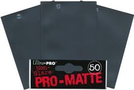 5 out of 5 stars. Ultra Pro Pro Matte Black 50ct Standard Sized Sleeves Up82728