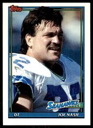 1991 Topps Joe Nash Seattle Seahawks #283