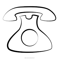 Coloring pages phone will introduce children to both modern models of this device and older ones. Telephone Coloring Page Ultra Coloring Pages