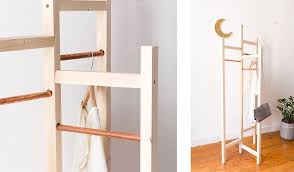 Tuto Fabriquez Un Portant A Vetements Hyper Tendance Pour 20 Euros Mobilier De Salon Idees Creatives Mobilier