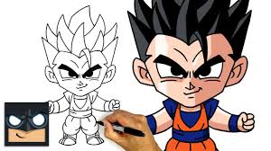Then draw the other arm. How To Draw Kid Gohan Dragon Ball Z Youtube