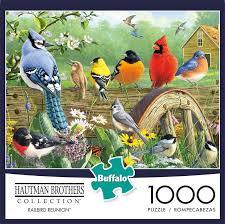Besides good quality brands, you'll also find plenty of discounts when you shop for puzzles jigsaws during big sales. Hautman Brothers Railbird Reunion 1000 Piece Jigsaw Puzzle Buffalo Games Brothers Art Wildlife Artists Buffalo Games