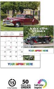 2018 Automobile Classics Calendar Imprinted Calendar 2018 Imprinted Calendars 2018 Calendar Antoque Car C Wall Calendar Personalized Wall Advertising Gifts