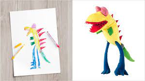 Ikea Lovingly Turned These 10 Children S Drawings Into Actual Plush Toys Childrens Drawings Drawing For Kids Ikea