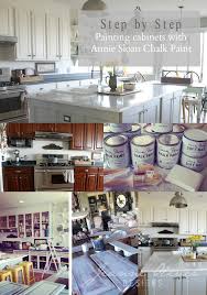 Been racking my brain on whether to pull the trigger and paint them white. Step By Step Kitchen Cabinet Painting With Annie Sloan Chalk Paint Jeanne Oliver
