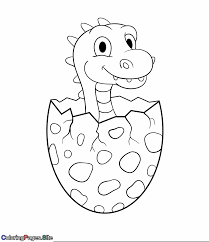 Baby Dinosaur Coming Out Of An Egg Coloring Page Dinosaur Coloring Pages Dinosaur Coloring Sheets Dinosaur Coloring