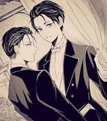 Mmm Yes I Love Eren And Levi With Their Hair Slicked Back Please Credit Toi For The Art Anime Boy Hair Slick Hairstyles Animation Art Sketches