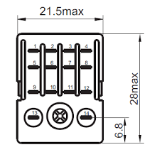 12v 4 pin relay wiring. 4pdt 12vdc 5a 14 Pin Terminals Relay Technical Data