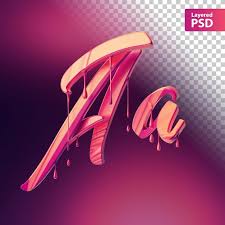 Find images of letter n. Premium Psd Pink 3d Letter With Dripping Effect