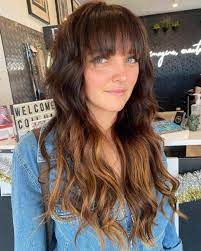 In fact, healthy long hair is woman's precious jewel and a nice layered hairstyle with bangs will help you to wear it with comfort. Long Hair With Bangs 38 Best Examples For 2021