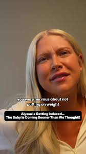 Alyssa getting induced… The baby is coming sooner than we thought!!