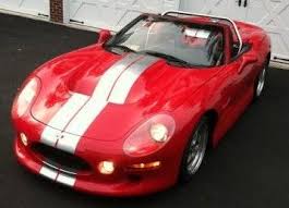 2005 Shelby Series 1 Red With Grey Stripes Shelby Classic Cars Cars For Sale