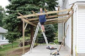 Diy Huis Building How To Build A Timber Lean To Carport House Pinterest Building A Carport Carport Plans Carport Designs