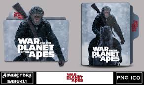 War for the planet of the apes is a 2017 american science fiction action film directed by matt reeves, produced by dylan clark, rick jaffa and amanda silver and written by mark bomback and reeves. War For The Planet Of The Apes 2017 Folder Icon By G0d 0f Thund3r On Deviantart