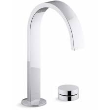 I installed a new mixer cap kit,but it is still leaking. Kohler K 77968 8a Cp Polished Chrome Components 1 2 Gpm Widespread Bathroom Faucet With Ribbon Spout Rocker Handle And Pop Up Drain Assembly Faucetdirect Com