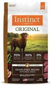 Instinct Original Grain Free Recipe With Real Duck Freeze Dried Raw Coated Dry Dog Food Grainfreedogfood In 2020 Dog Food Reviews Dog Food Recipes Grain Free Dog Food