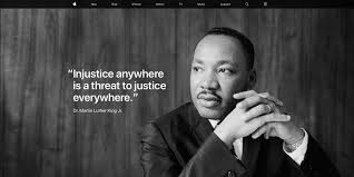 It is a sword that heals. Martin Luther King Jr Day Celebrated On Apple S Homepage 9to5mac