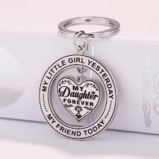 Valentine's gift ideas for girls: My Little Girl Yesterday My Friend Today My Daughter Forever Valentine S Day Gift Ideas Daughter S Charm Heart Love Buy Online In Dominica At Dominica Desertcart Com Productid 93085557