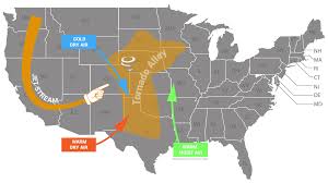 The term tornado alley was made in 1952 and iowa was the location of the research project done by major ernest j. Tornado Alley Map Tornado Alley Tornado Meteorology