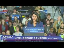 Rep Tulsi Gabbard Asks Michigan To Vote For Sen Bernie Sanders Bernie Sanders Bernie Sanders For President Sanders