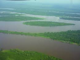 The basin covers 4 million km2. Main Channel Of Congo River Between Kinshasa And Bumba Showing Wide Download Scientific Diagram