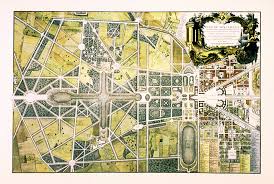Plan de versailles et carte satellite de versailles. Versailles France 1746 Historic Urban Plans