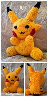 It is best suited for intermediate. Amigurumi Pikachu Toy Free Knitting Pattern Knitting Pattern