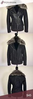 Host Pick Nicole Miller Faux Leather Moto Faux Leather Motorcycle Jacket Nicole Miller Fashion