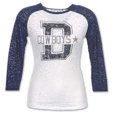 Bling T Shirts For Women Dallas Cowboys Bling Raglan Nfl Women S 3 4 Sleeve Tee Shirt White Dallas Cowboys Outfits Clothes Dallas Cowboys