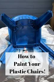 How To Repaint Plastic Chairs To Give Your Patio A Whole New Look Patio Chairs Diy Plastic Chair Diy Couch Cushions