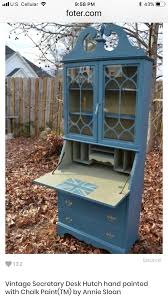 With most antique secretary desks, supports must first be pulled out to hold the desk top before it is lowered. Secretary Desks With Hutch Ideas On Foter