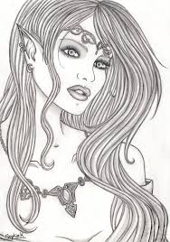 Fantasy anime elf coloring pages. Anime Elf Coloring Pages Coloring Library
