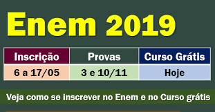 Informações para quem deseja se inscrever no enem. Veja Como Fazer A Inscricao Do Enem 2019 Passo A Passo Completo
