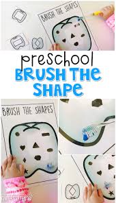 Worksheets for kids worksheets kindergarten worksheets healthy health education kindergarten learning health lessons free kindergarten in this free health worksheet, kids have determine what habits are good for everyday health. Preschool Healthy Habits Smart Sensory Play Idea Of Brush The Shape With Free Printable Templates Truly Hand Picked