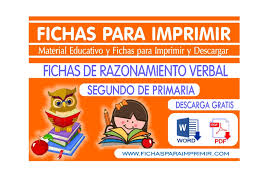 Maybe you would like to learn more about one of these? Razonamiento Verbal Para Ninos De Segundo De Primaria 19 Fichas