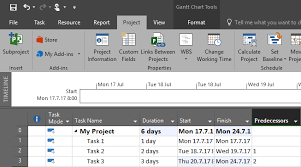 how to show different baseline in gantt chart ms project