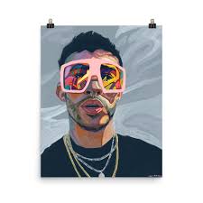 Browse millions of popular bad bunny wallpapers and ringtones on zedge and personalize your phone to suit you. Colourful Aesthetic Bad Bunny Yhlqmdlg Digital Painting Wall Artwork Bunny Painting Bunny Artwork Painting