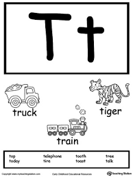 The original target size was a4 paper format. Recognize Uppercase And Lowercase Letter T Myteachingstation Com