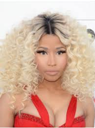 Minaj will be living her best blonde. Capless 14 Platinum Blonde Curly Nicki Minaj Hair Nicki Minaj Wigs Wigway Com