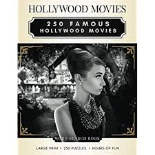 Movie theaters across the country are just starting to open up again, but if you're still social distancing, there are a number of ways to catch new releases from the comforts of home. Buy Word Search Book Hollywood Movies 250 Large Print Word Search Puzzles For Adults And Seniors Famous Hollywood Movies Word Search Puzzles Paperback Large Print March 18 2021 Online In Indonesia B08zbzpzm6