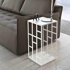 Manhattan design was a graphic design collective in new york city from 1979 until 1991. Manhattan Bontempi Casa Design Side Table In Metal With Glass Top Available In Different Heights Sediarreda Com