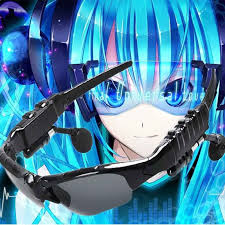 Find More Smart Glasses Information About Anime Hatsune Miku Vocaloid Smart Sun Glasses Bluetooth 4 1 Stereo Music Wearable Devices Hatsune Miku Vocaloid Anime