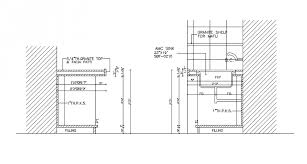 kitchen sink units drawings details 2d